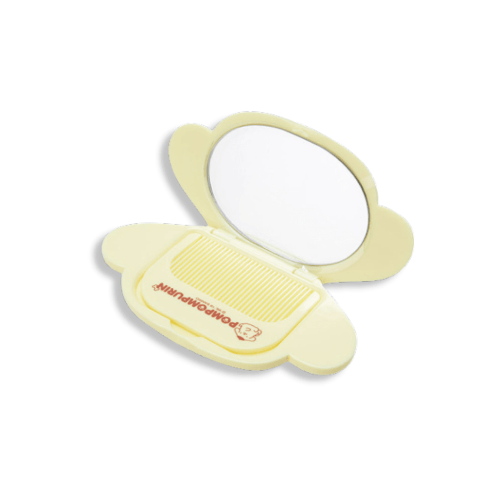 Sanrio Pompompurin Face Mirror & Comb Set - Twinkle Glory