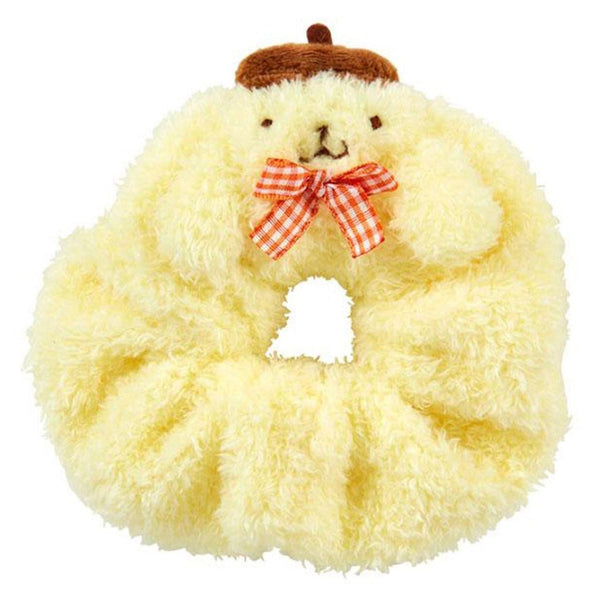 Sanrio Pompompurin Face Scrunchie Ponytail Holder - Twinkle Glory