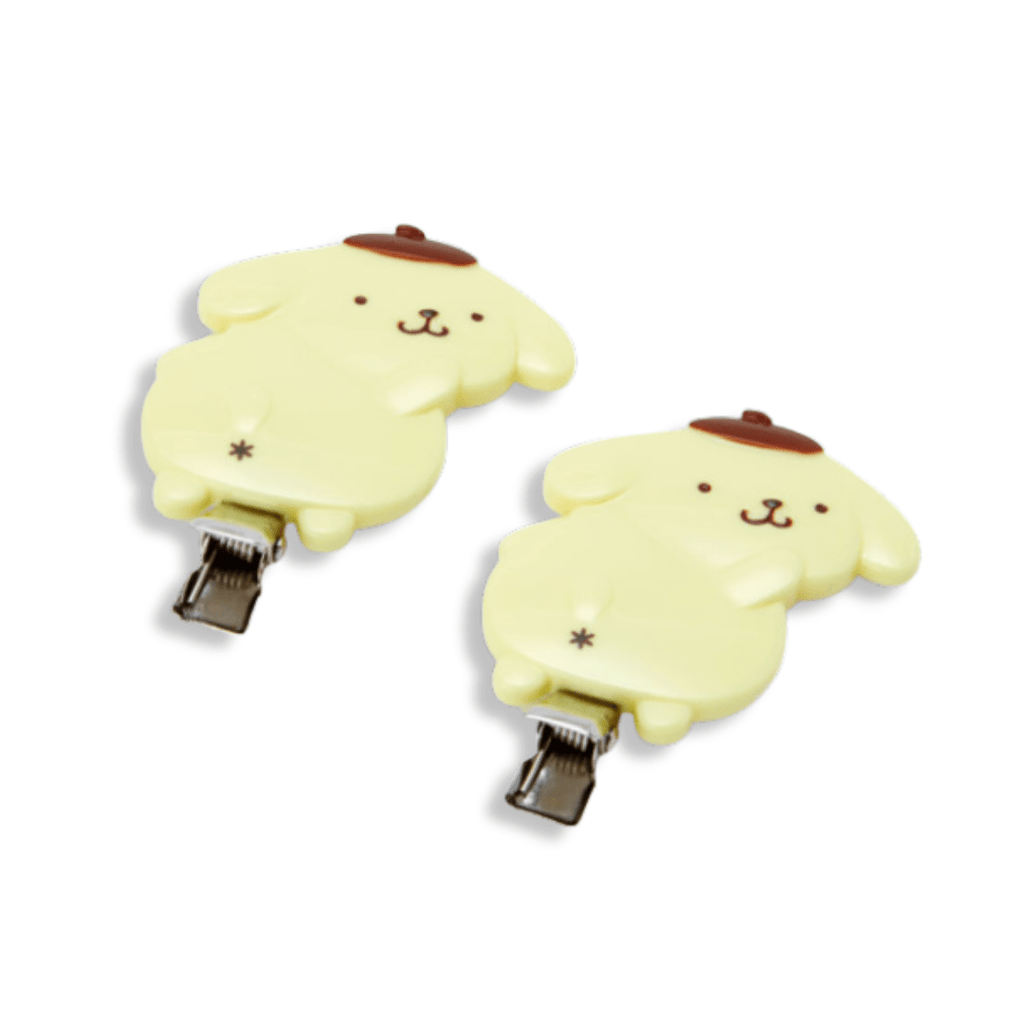 Sanrio Pompompurin Hair Clip Set 2pcs - Twinkle Glory