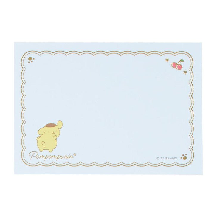 Sanrio Pompompurin Message Mini Pad Sheets - Twinkle Glory