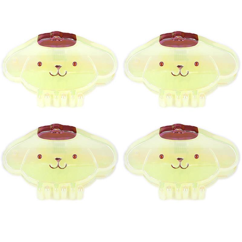 Sanrio Pompompurin Mini Hair Clip 4pcs Set - Twinkle Glory