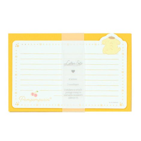 Sanrio Pompompurin Mini Letter Set with Envelopes & Stickers - Twinkle Glory