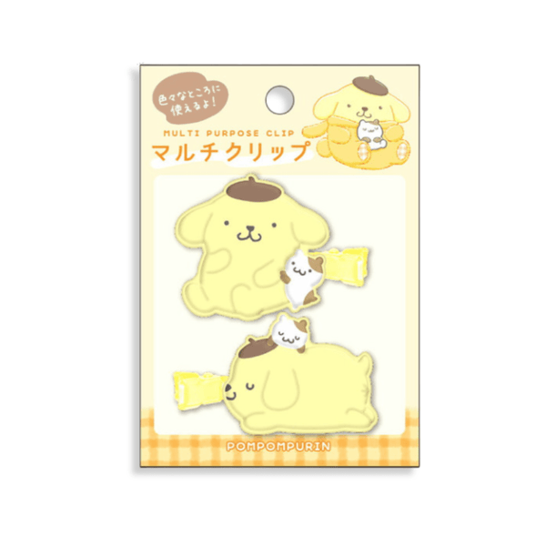 Sanrio Pompompurin & Muffin Hair Clip 2 - pcs Set - Twinkle Glory
