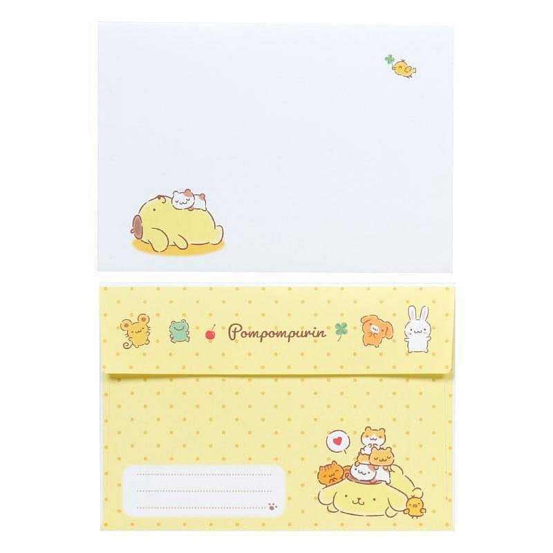 Sanrio Pompompurin Shaped Letter Set - Twinkle Glory