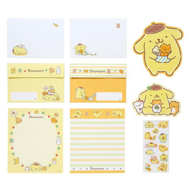 Sanrio Pompompurin Shaped Letter Set - Twinkle Glory