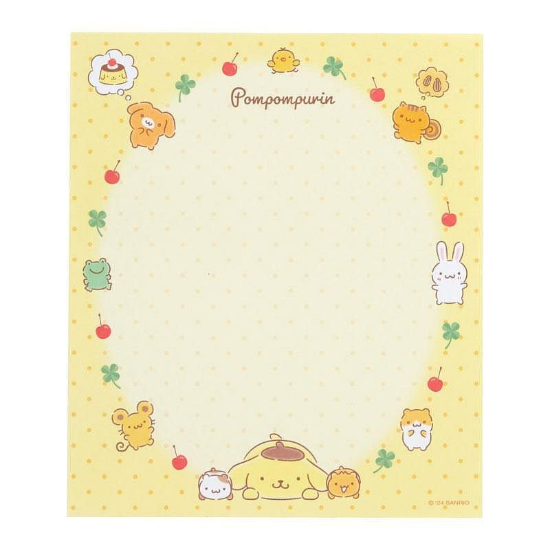 Sanrio Pompompurin Shaped Letter Set - Twinkle Glory
