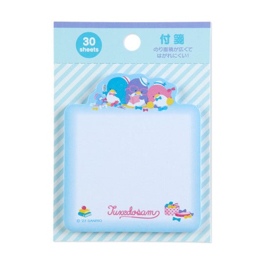 Sanrio Tuxedo Sam Blue Penguin Sticky Notes Pad - Twinkle Glory