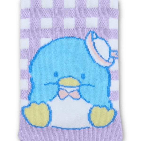Sanrio Tuxedo Sam Checkered Ankle Socks 23 - 25cm - Twinkle Glory