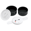 Skater Disney Baymax 2 - tier Round Bento Lunch Box 500ml - Twinkle Glory