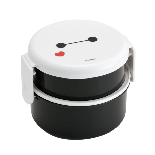 Skater Disney Baymax 2 - tier Round Bento Lunch Box 500ml - Twinkle Glory