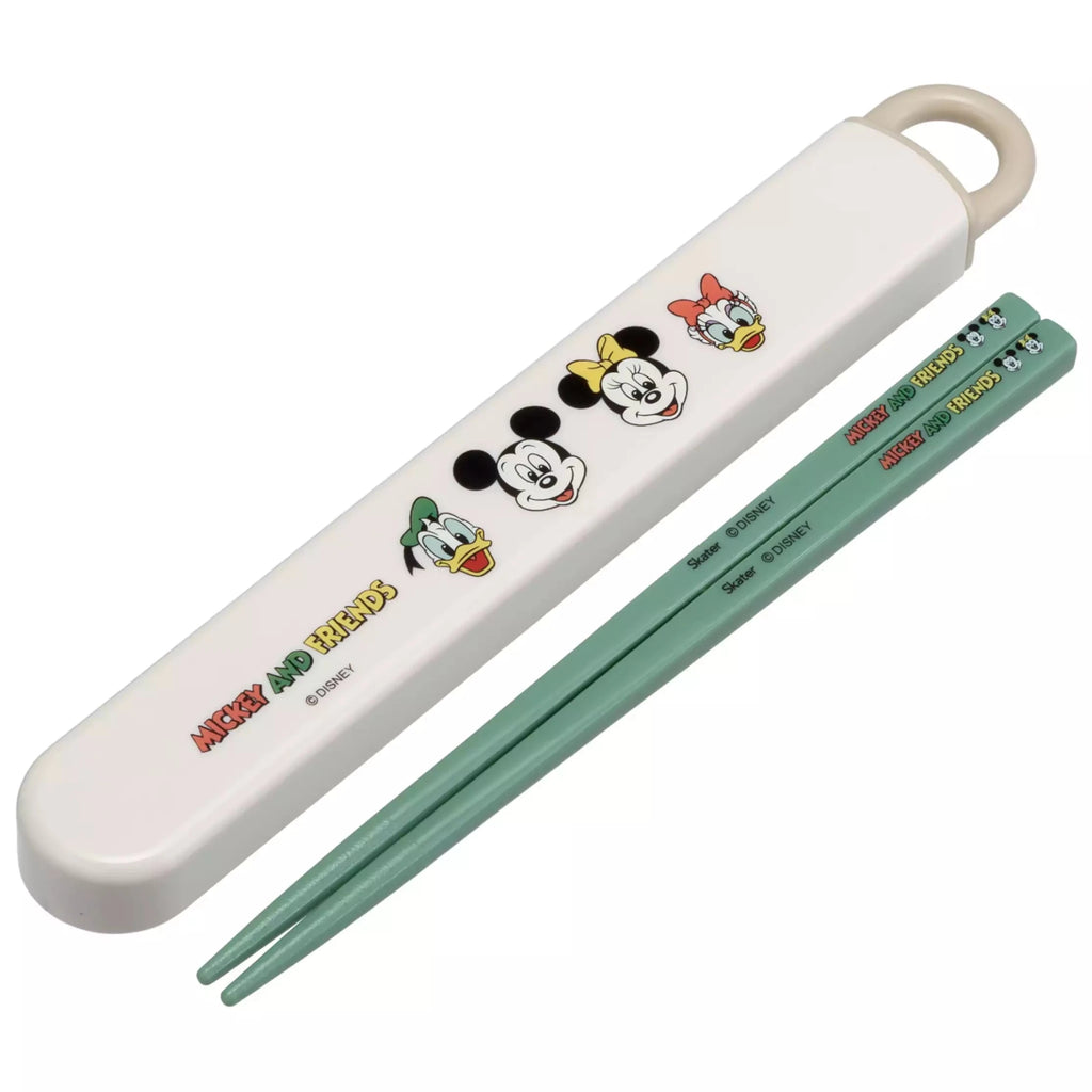 Skater Disney Mickey and Friends Children Chopsticks Box Case Set - Twinkle Glory