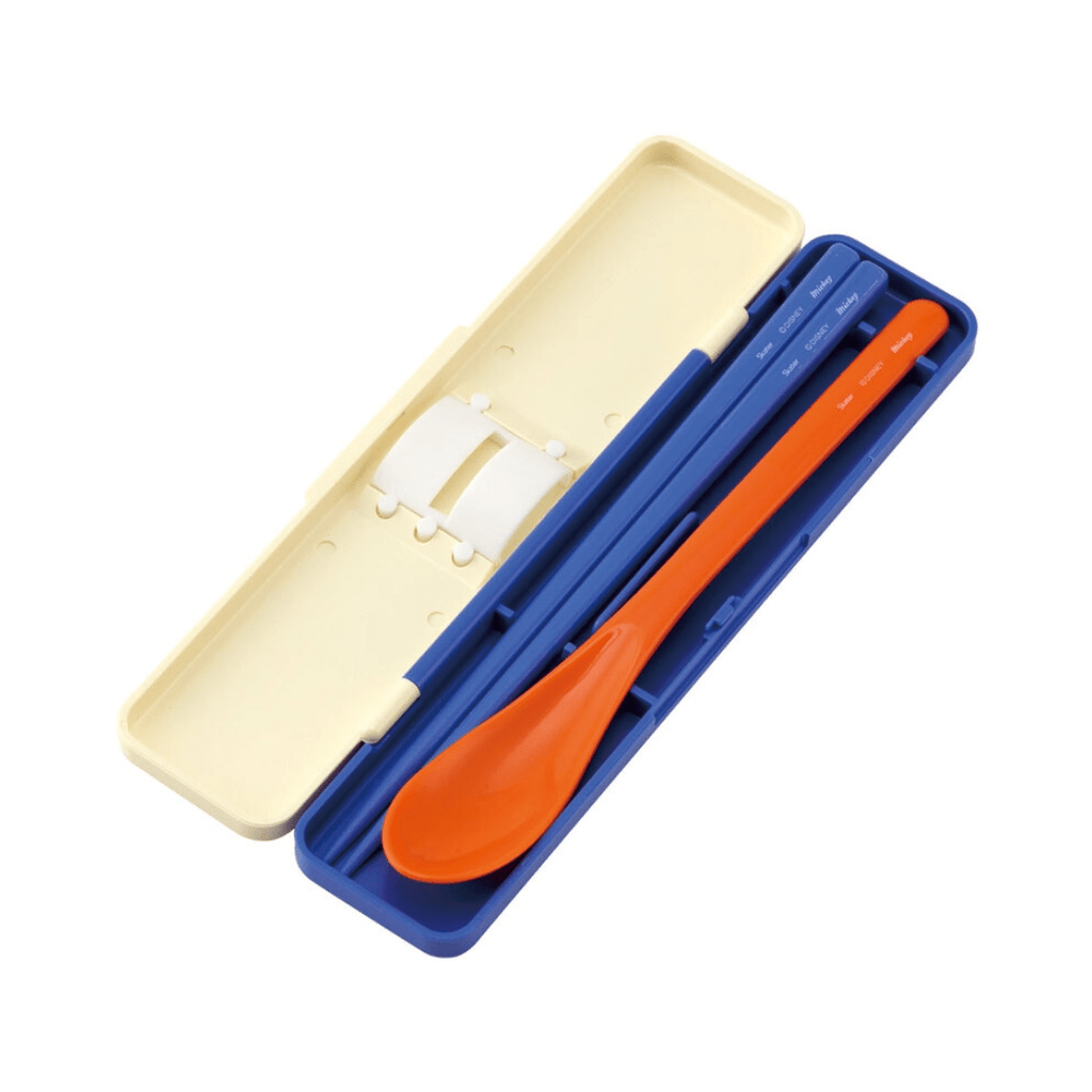 Skater Disney Mickey Mouse Chopstick and Spoon Set - Twinkle Glory