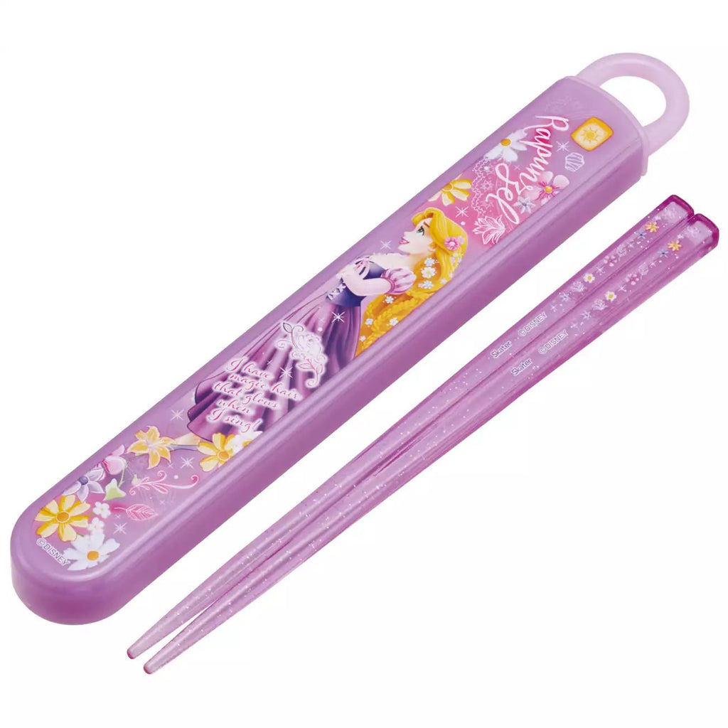 Skater Disney Princess Rapunzel Children Chopsticks Box Case Set - Twinkle Glory