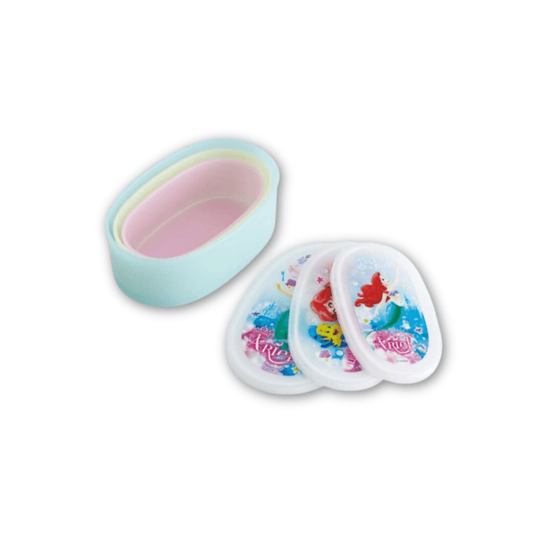 Skater Disney Princess The Little Mermaid Ariel Bento Lunch Box 3pcs - Twinkle Glory