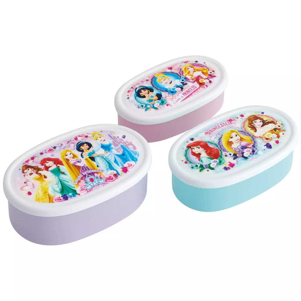 Skater Disney Princesses Bento Lunch Box 3pcs - Twinkle Glory