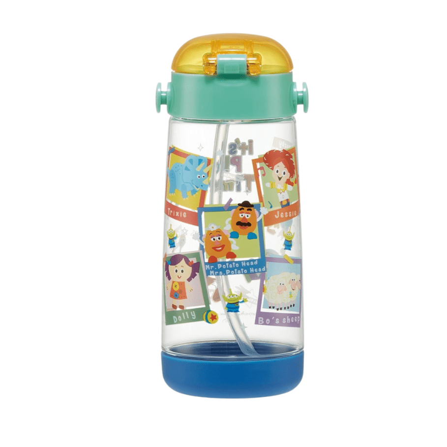 Skater Disney Toy Story Transparent Bottle with Straw 480ml - Twinkle Glory
