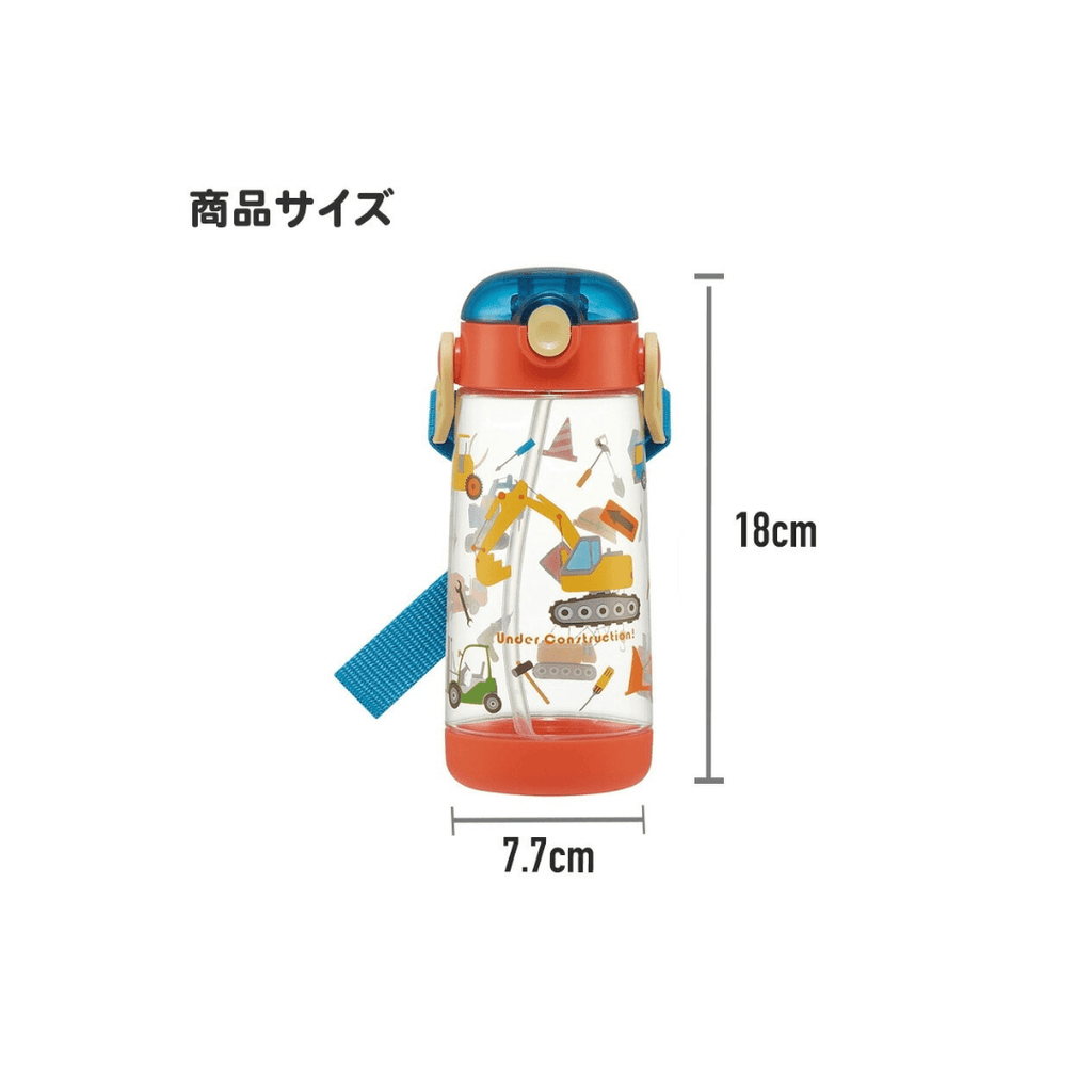 Skater Disney Toy Story Transparent Bottle with Straw 480ml - Twinkle Glory