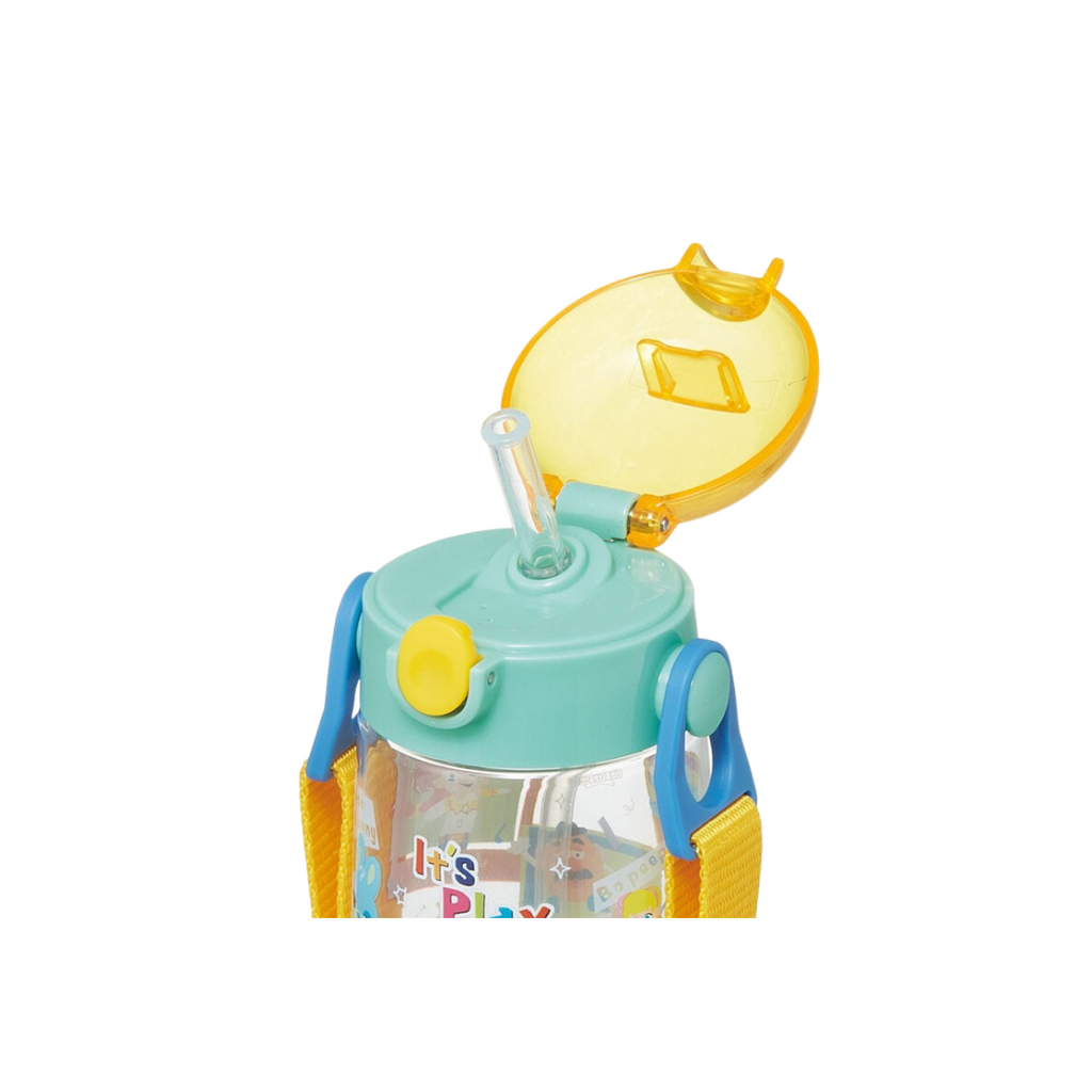 Skater Disney Toy Story Transparent Bottle with Straw 480ml