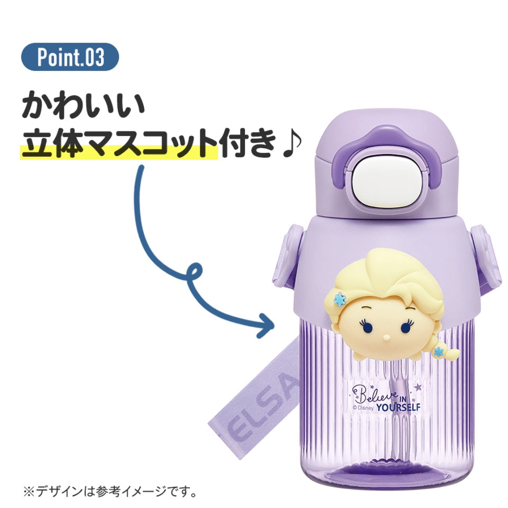 Skater Disney Tsum Tsum Tigger 3D Mascot Straw Bottle 590ml - Twinkle Glory