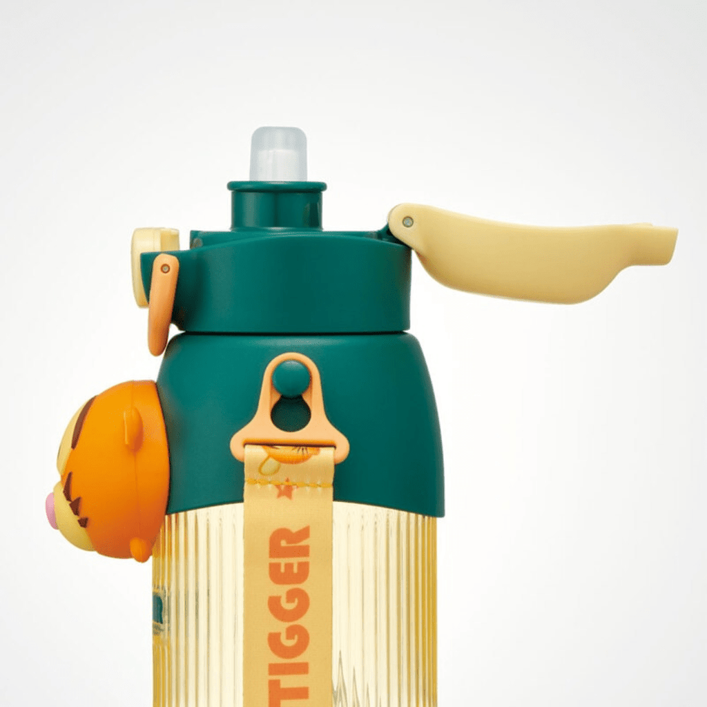 Skater Disney Tsum Tsum Tigger 3D Mascot Straw Bottle 590ml - Twinkle Glory