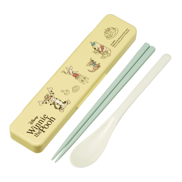 Skater Disney Winnie the Pooh and friends Chopstick and Spoon Set - Twinkle Glory