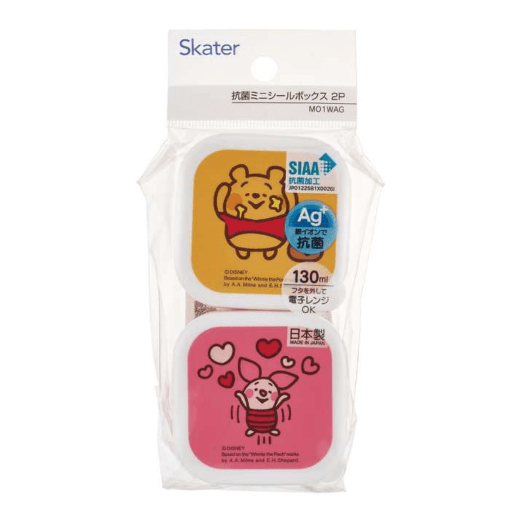 Skater Disney Winnie The Pooh Antibacterial Mini Seal Box 160ml Set of Two - Twinkle Glory