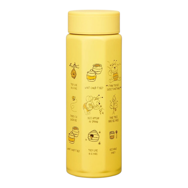 Skater Disney Winnie The Pooh Hexagonal Yellow Water Bottle 500ml - Twinkle Glory