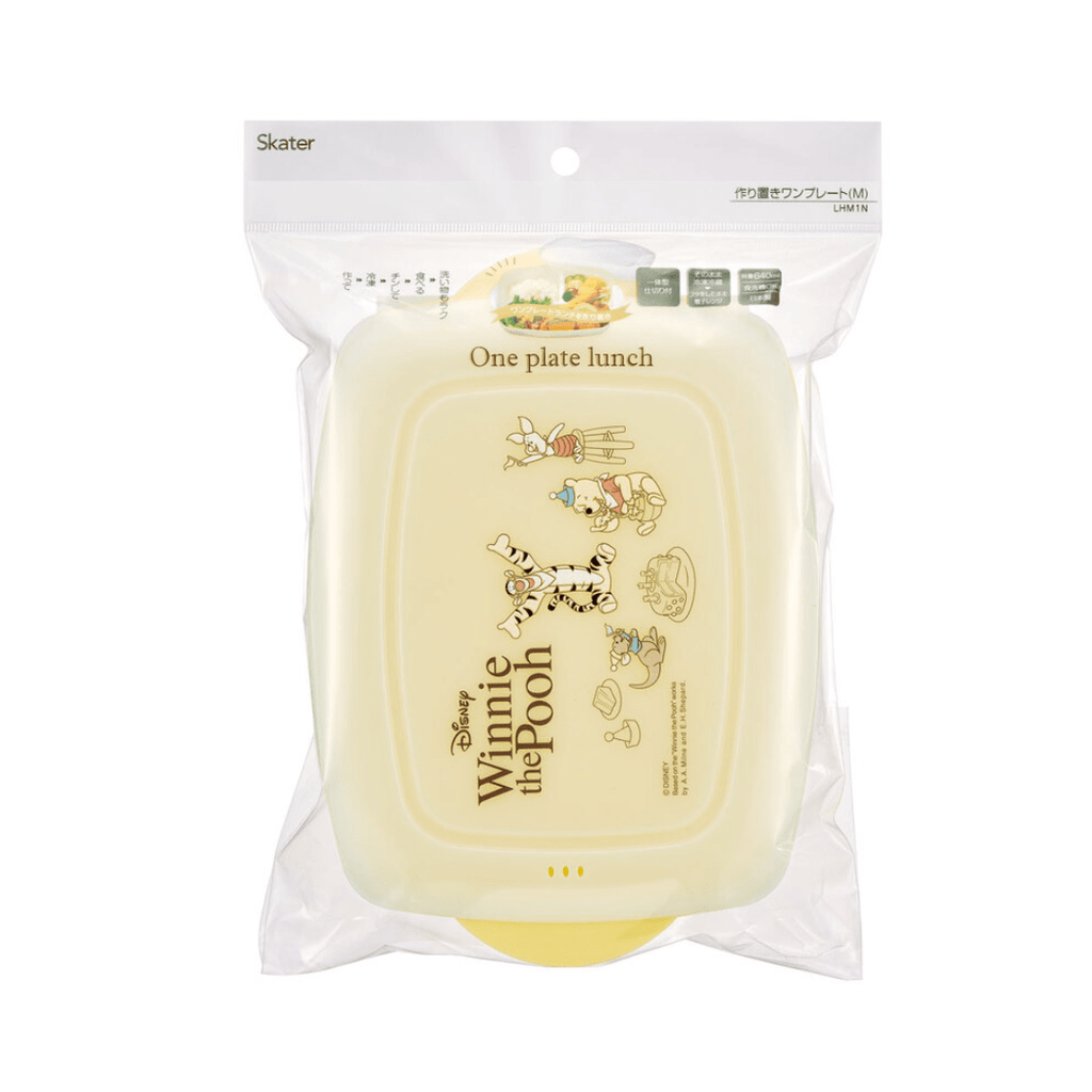 Skater Disney Winnie the Pooh Prepared One Plate 640ml - Twinkle Glory