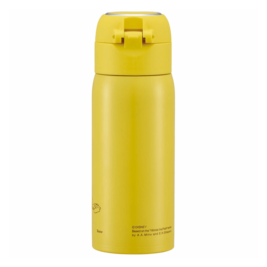 Skater Disney Winnie The Pooh Relax One Touch Straw Bottle 350ml - Twinkle Glory