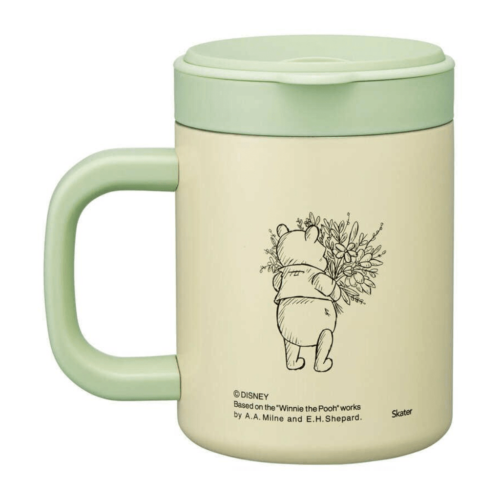 Skater Disney Winnie The Pooh Stainless Steel Mug with Inner Cup 330ml - Twinkle Glory