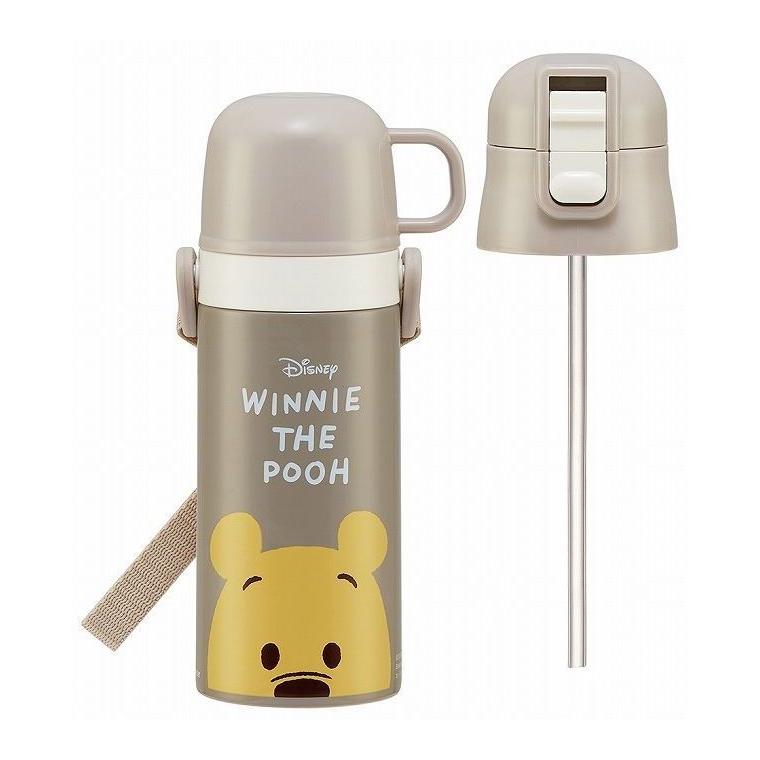 Skater Die-Cut Straw Bottle with Straw, Water Bottle, Winnie the Pooh,  Disney 11.8 fl oz (350 ml) – TOKOTOKO MALL