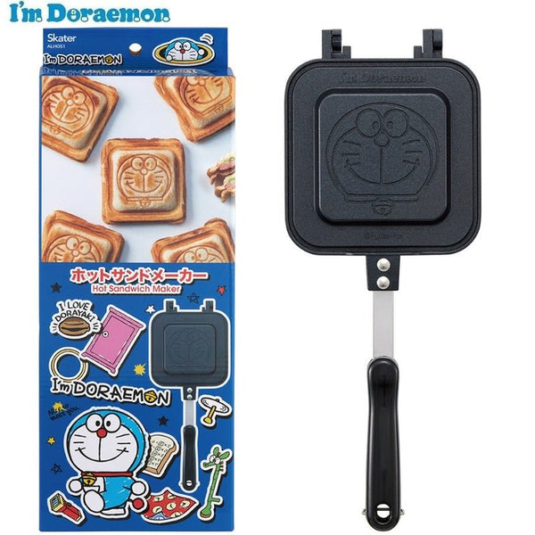 Skater Doraemon Square Aluminium Hot Sandwich Toaster Maker Frying Pan - Twinkle Glory