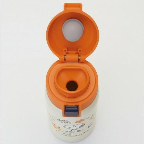 Skater Peanuts Snoopy Stainless Steel One Touch Bottle 350 ml