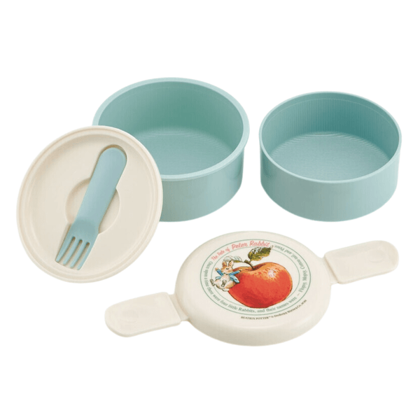 Skater Peter Rabbit 2 - tier Round Bento Lunch Box 500ml - Twinkle Glory