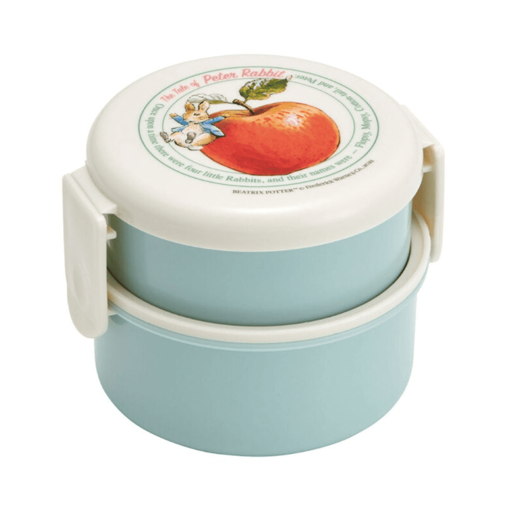 Skater Peter Rabbit 2 - tier Round Bento Lunch Box 500ml - Twinkle Glory