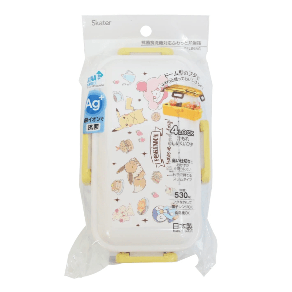 Skater Pokemon Cafe Fluffy Bento Lunch Box 530ml - Twinkle Glory