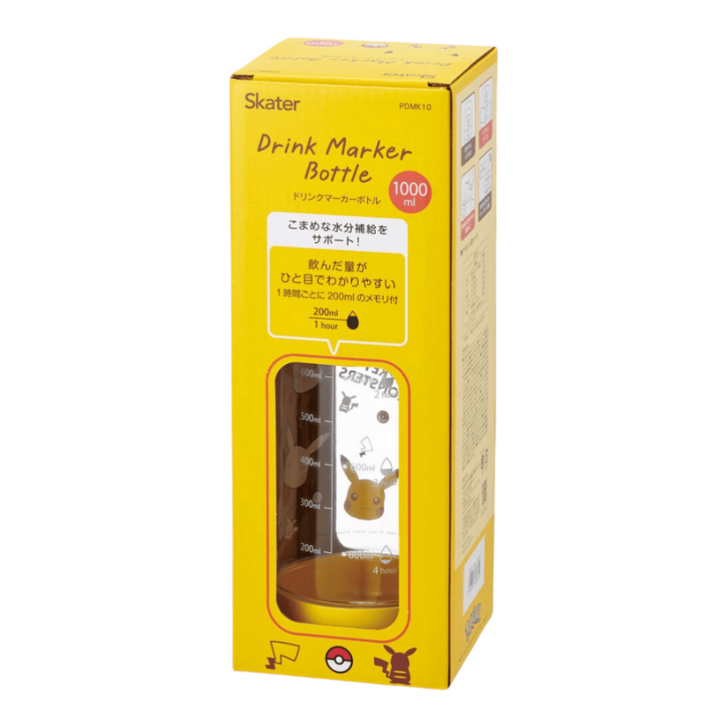 Skater Pokémon Clear One Touch Bottle 1L - Twinkle Glory