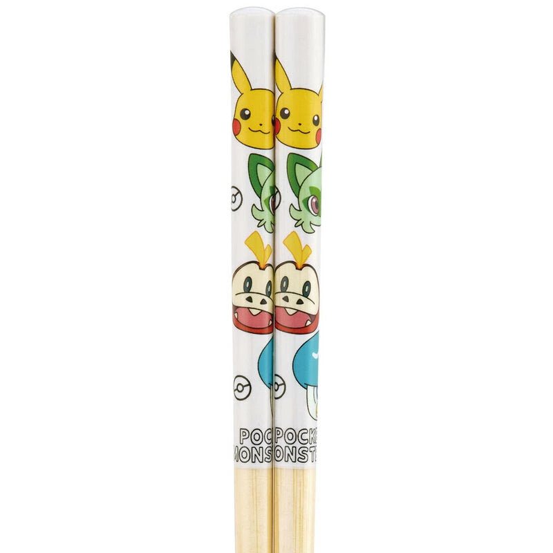Skater Pokemon Face Bamboo Chopsticks 21cm - Twinkle Glory