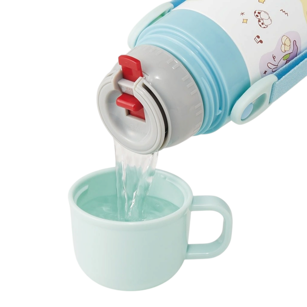 Skater Pokémon IX Characters Thermos Bottle with Locking Lid and Cup 470ml - Twinkle Glory