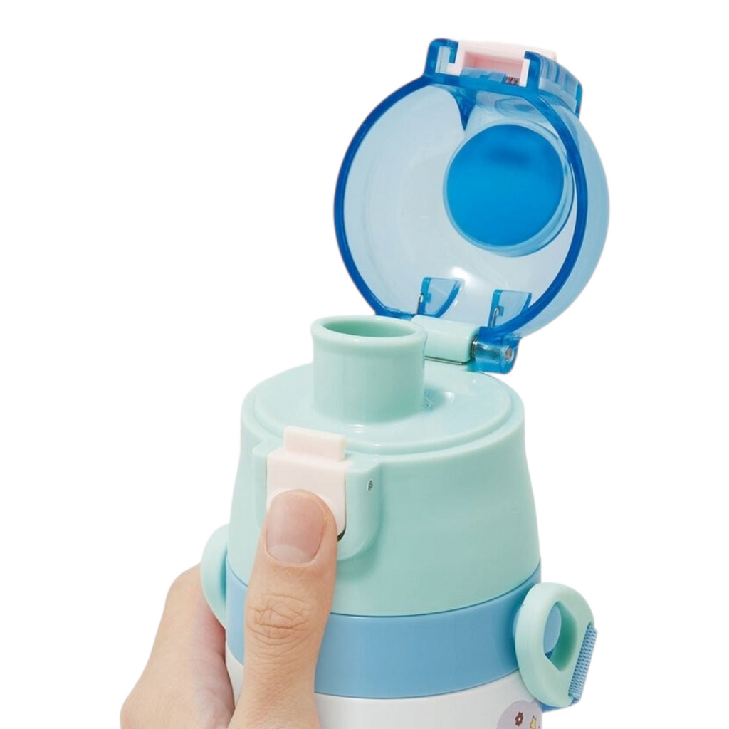 Skater Pokémon IX Characters Thermos Bottle with Locking Lid and Cup 470ml - Twinkle Glory