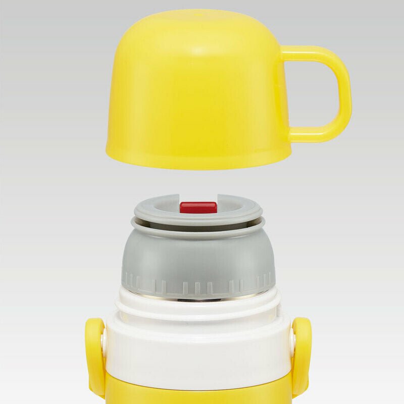 Skater Pokemon Pikachu Stainless Steel Thermos Bottle with Locking Lid and Cup - Twinkle Glory