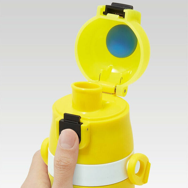 Skater Pokemon Pikachu Stainless Steel Thermos Bottle with Locking Lid and Cup - Twinkle Glory