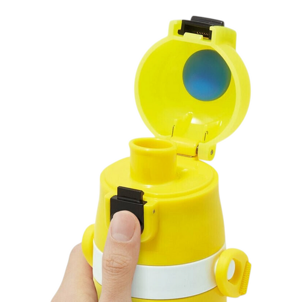 Skater Pokemon Pikachu Stainless Steel Thermos Bottle with Locking Lid and Cup - Twinkle Glory