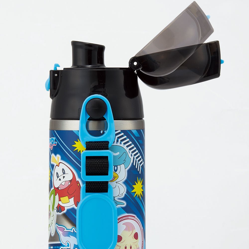 Skater Pokemon Stainless Steel Thermos Bottle with Locking Lid and Cup 580ml - Twinkle Glory