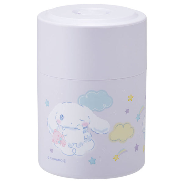 Skater Sanrio Cinnamoroll Airtight Button Release Container 520ml