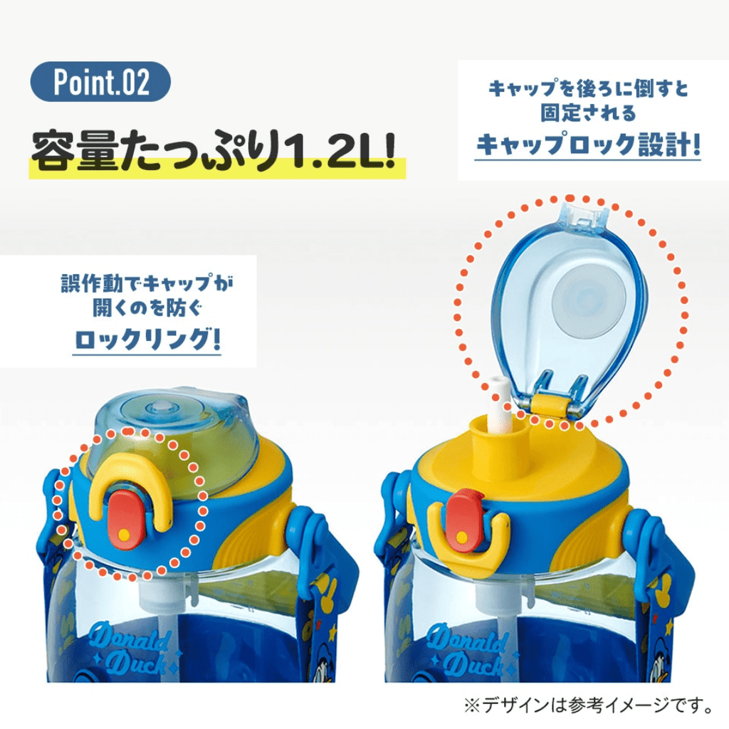 Skater Sanrio Hello Kitty Drinking Water Bottle 1200ml - Twinkle Glory