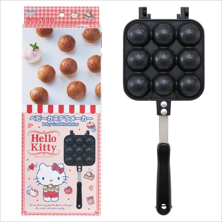 Skater Sanrio Hello Kitty Square Aluminium Hot Baby Castella Maker Frying Pan - Twinkle Glory