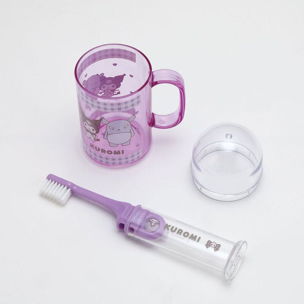 Skater Sanrio Kuromi Children's Travel Toothbrush - Twinkle Glory