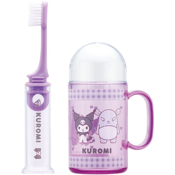 Skater Sanrio Kuromi Children's Travel Toothbrush - Twinkle Glory