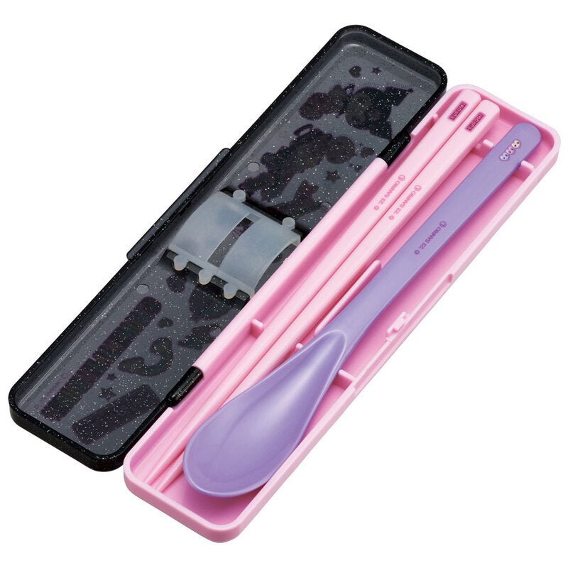 Skater Sanrio Kuromifytheworld Chopstick and Spoon Set - Twinkle Glory